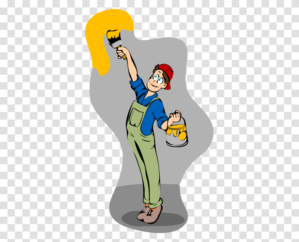 Painting House Painter And Decorator Art, Person, Human, Outdoors, Cleaning Transparent Png