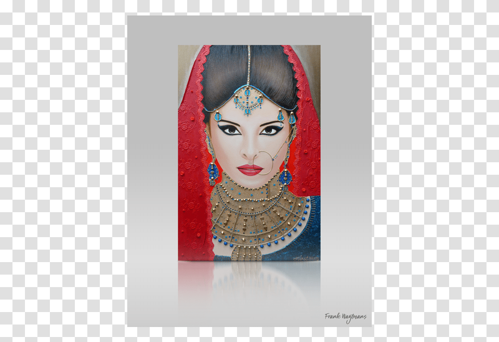 Painting Of A By Headpiece, Face, Person, Doll, Toy Transparent Png