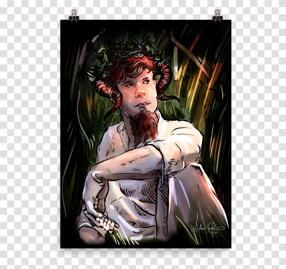 Painting, Person, Book, Comics, Hand Transparent Png