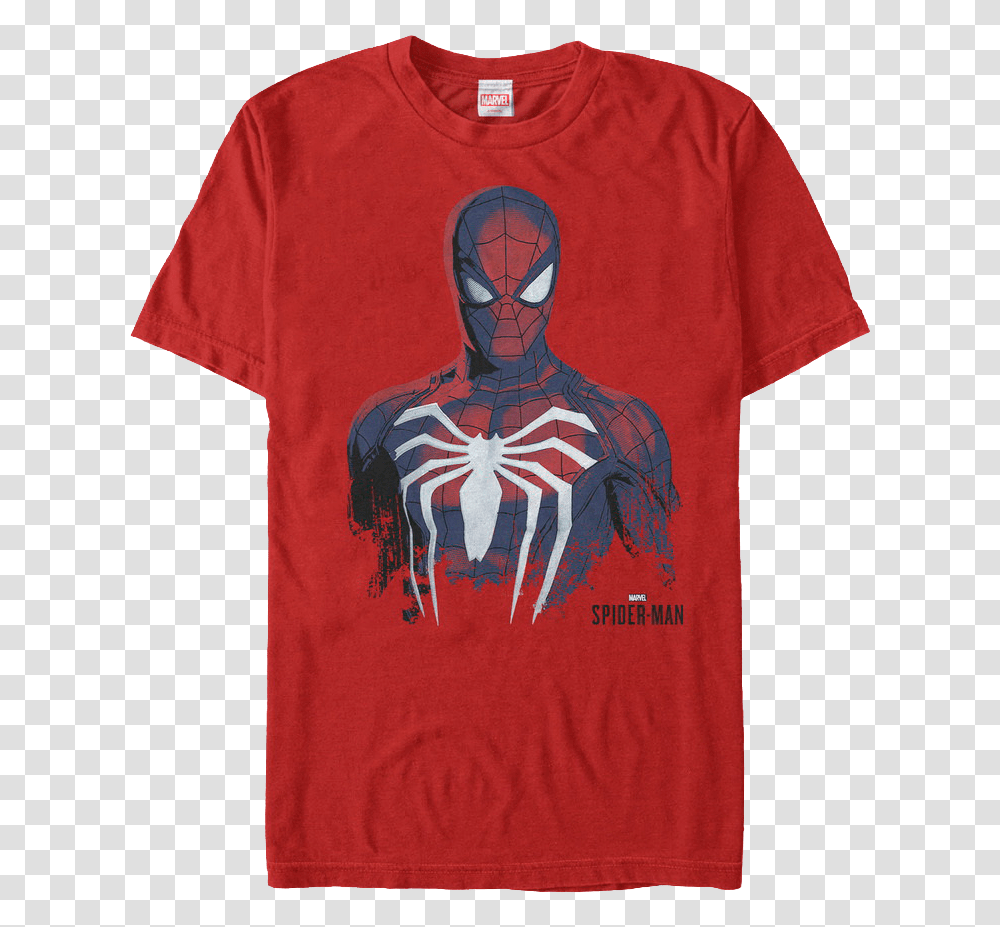 Painting Spider Man T Shirt Spider Man, Apparel, T-Shirt, Sleeve Transparent Png