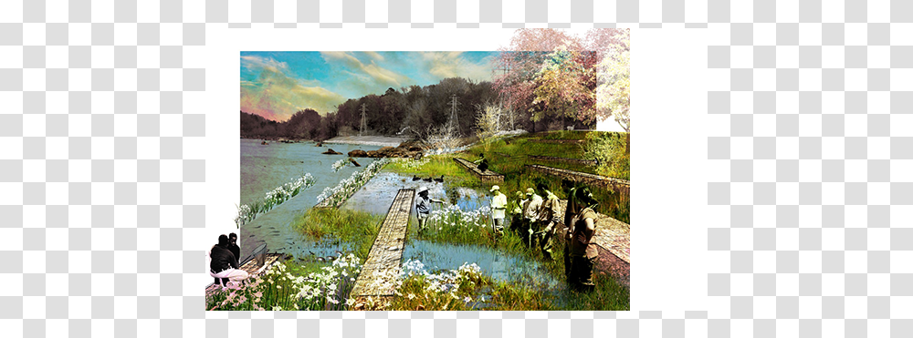 Painting, Water, Nature, Outdoors, Land Transparent Png