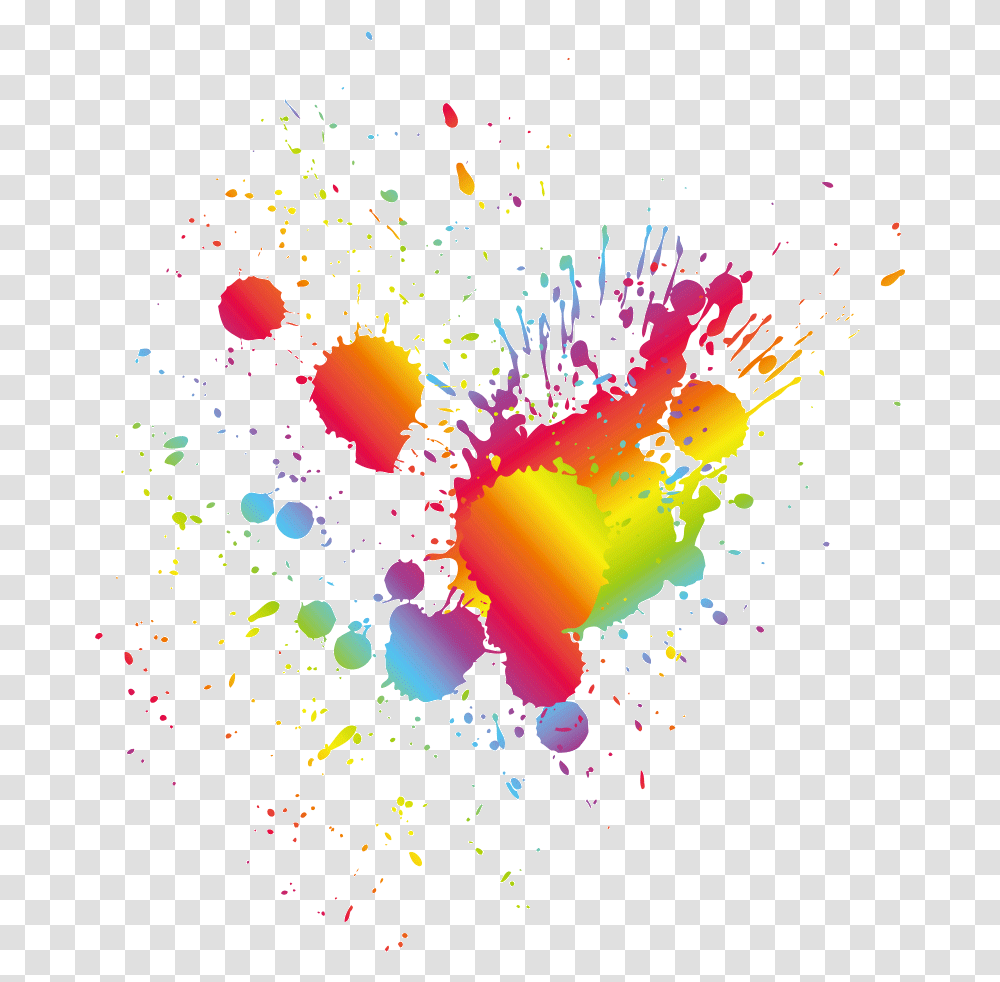 Paintsplattersplash Color Splash Vector, Pattern, Fractal Transparent Png