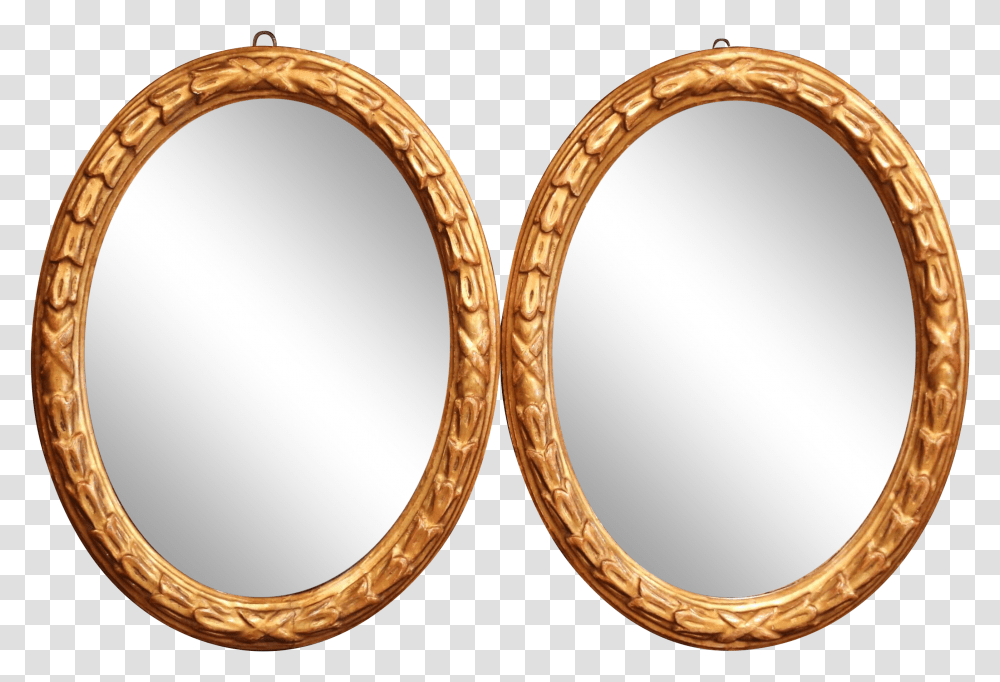 Pair Of 19th Century French Louis Xvi Carved Giltwood Bangle, Oval, Bracelet, Jewelry, Accessories Transparent Png