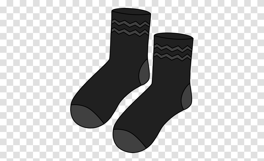 Pair Of Black Socks Clip Art Clothes Socks Sock, Apparel, Shoe, Footwear Transparent Png