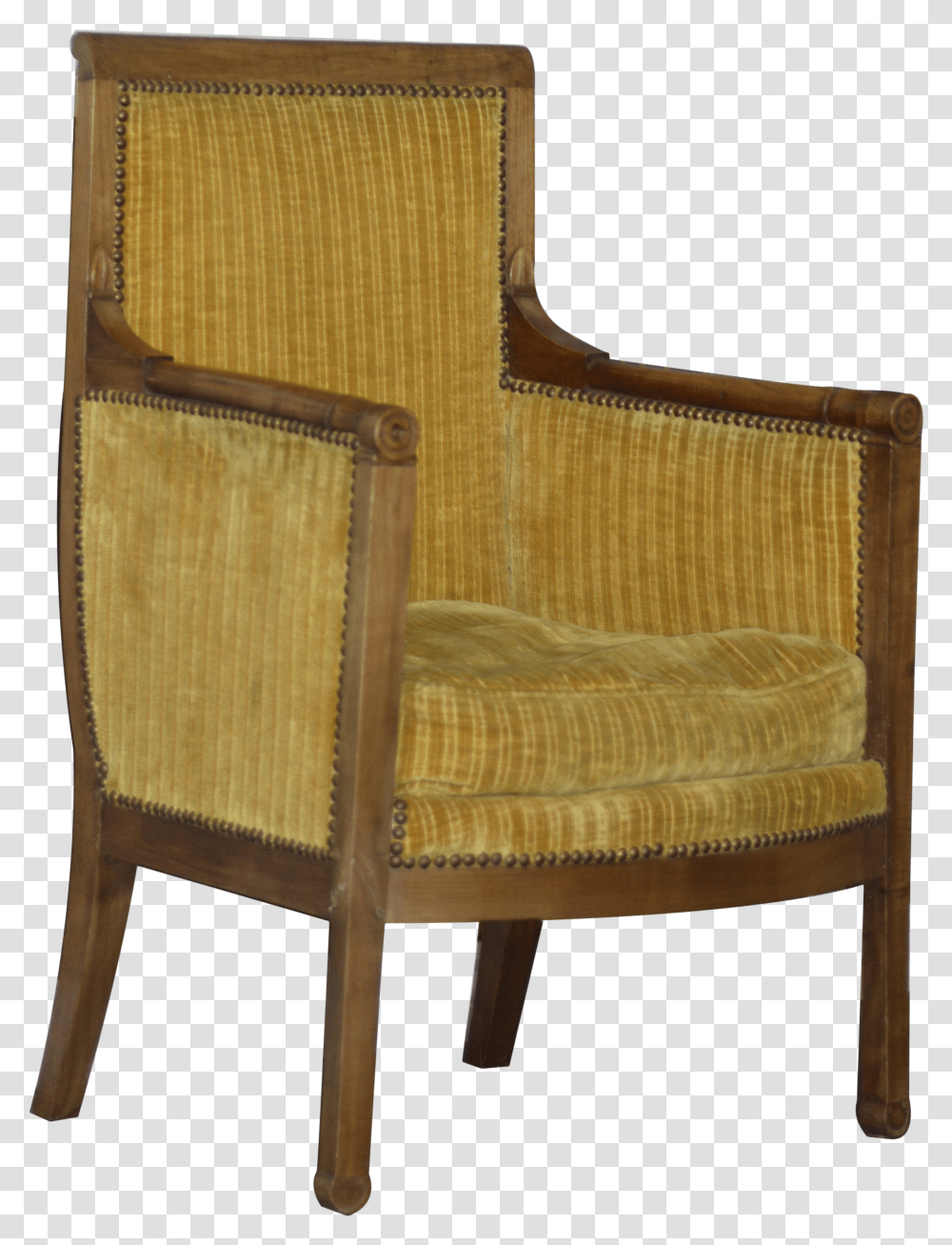 Pair Of Empire Mahogany Armchairs In The Manner Of Club Chair Transparent Png
