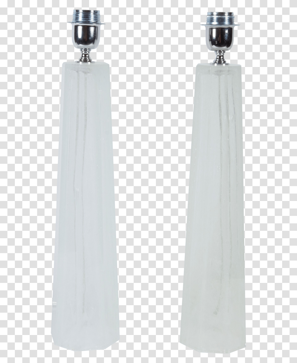 Pair Of Italian Facetted Murano Glass Table Lamps Table, Architecture, Building, Pillar Transparent Png