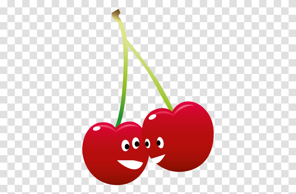 Pair Of Talking Cherries Clip Art, Plant, Fruit, Food, Cherry Transparent Png