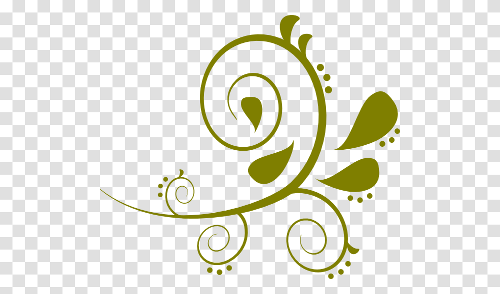 Paisely Swirl Olive Clip Art, Floral Design, Pattern Transparent Png