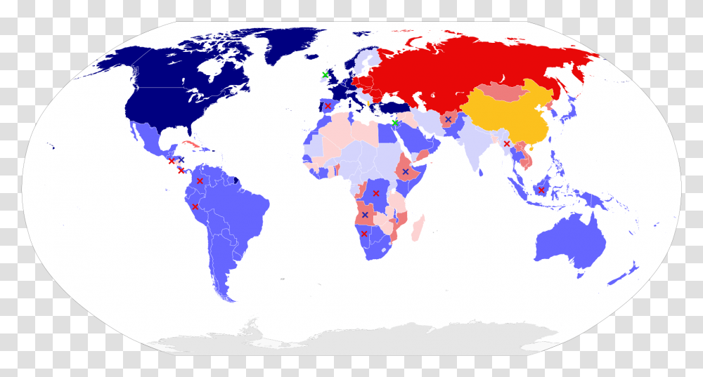 Paises Da Guerra Fria, Map, Diagram, Plot, Atlas Transparent Png