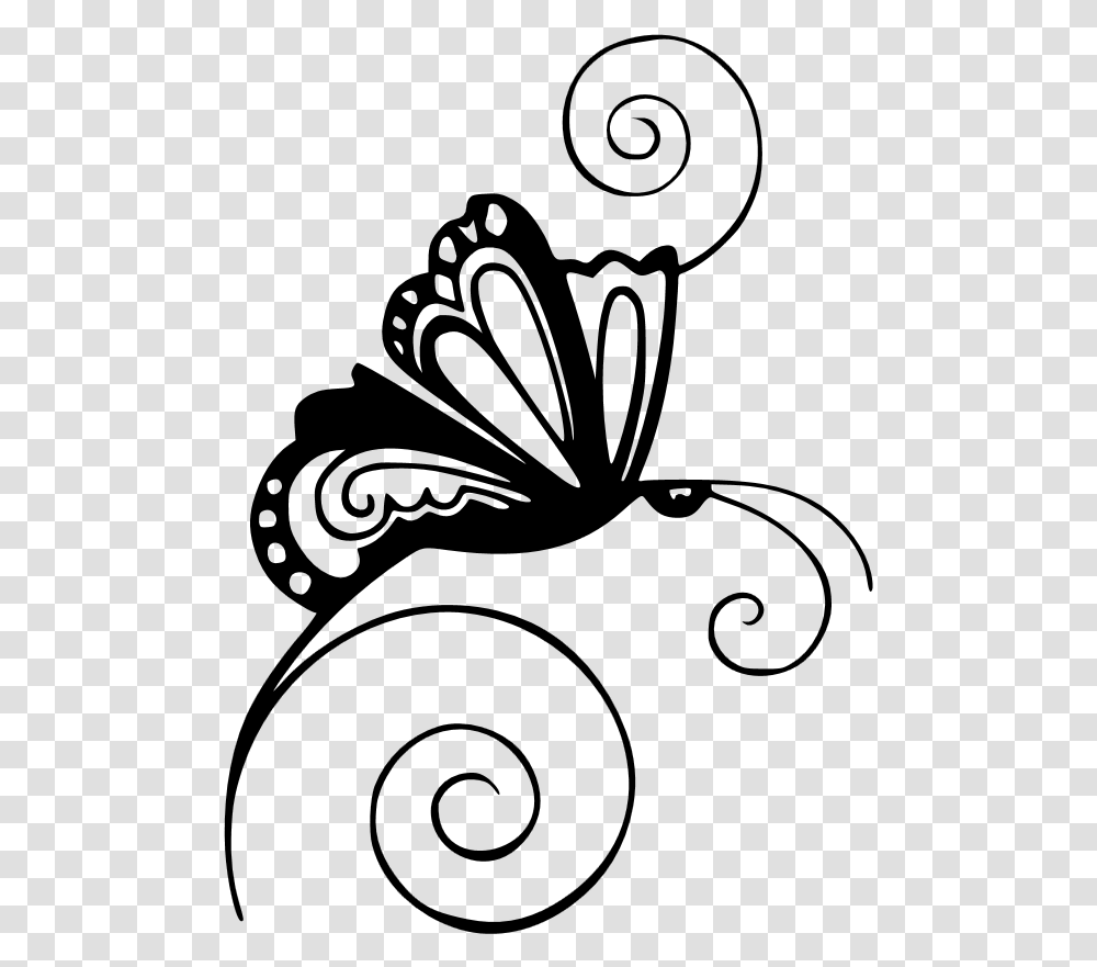 Paisley Clipart Butterfly Butterfly Swirl, Gray, World Of Warcraft Transparent Png