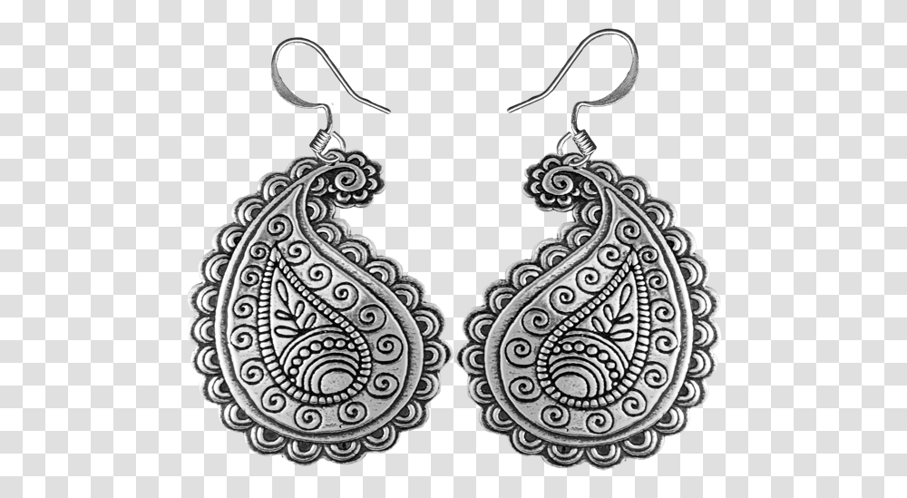 Paisley Earrings, Pattern, Accessories, Accessory, Jewelry Transparent Png