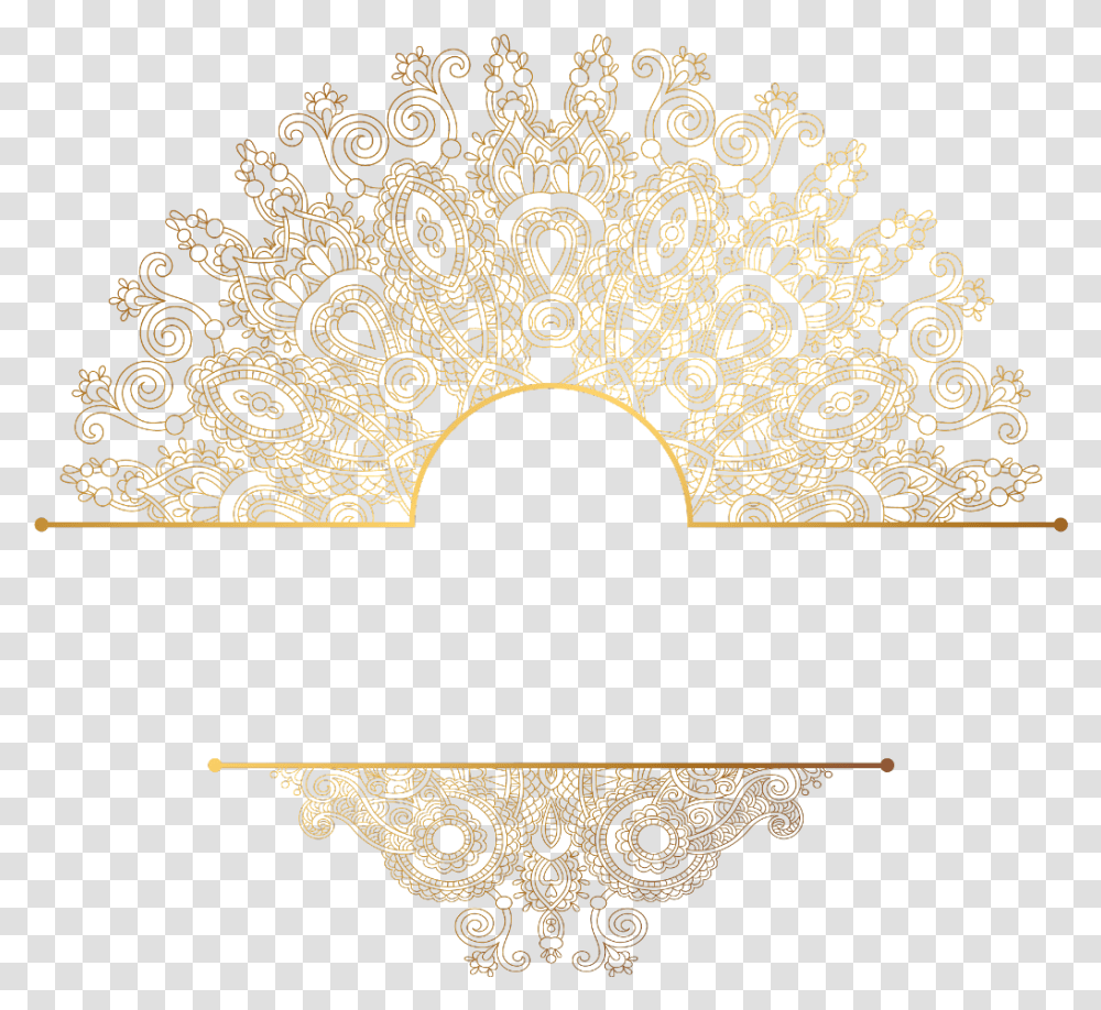 Paisley Gold Mandala Design, Accessories, Accessory, Jewelry, Crown Transparent Png