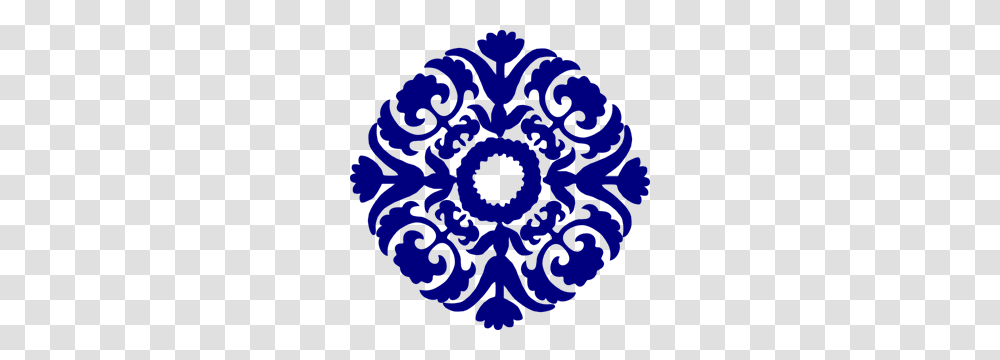 Paisley Tile Navy Blue Clip Art For Web, Pattern, Fractal, Ornament, Painting Transparent Png