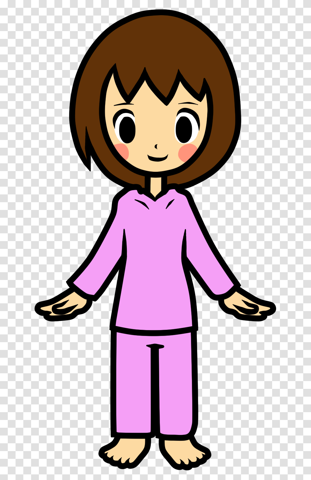 Pajama Clipart Cliparts Suggest, Person, Sleeve, Long Sleeve Transparent Png