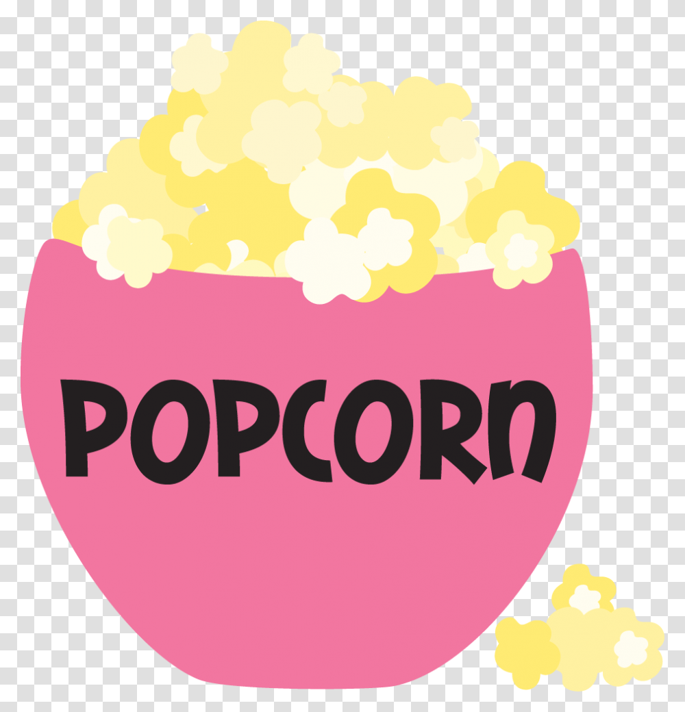 Pajama Party Clipart, Popcorn, Food, Snack, Birthday Cake Transparent Png