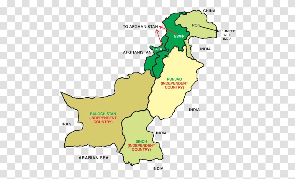 Pakistan Map Political Division Of Pakistan, Plot, Diagram, Atlas, Vegetation Transparent Png