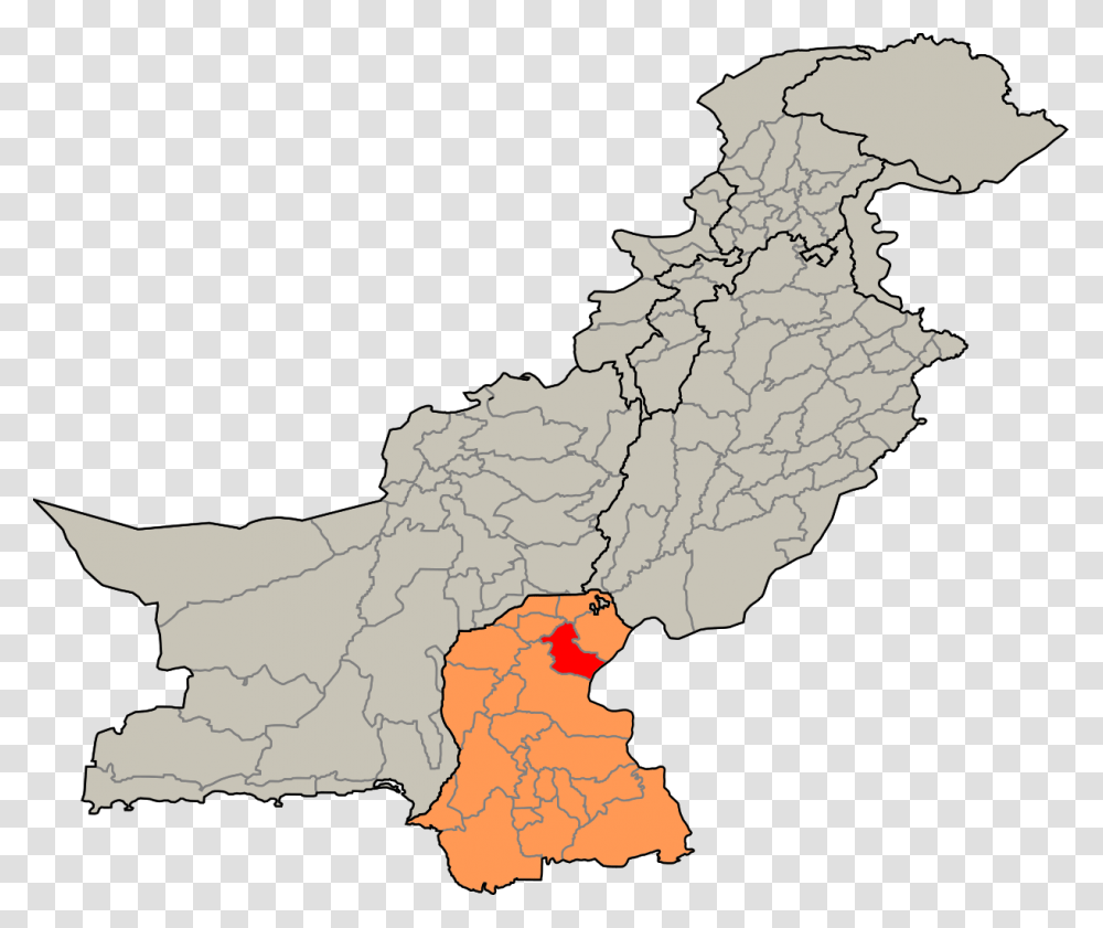 Pakistan Map With Districts, Diagram, Plot, Atlas, Person Transparent Png