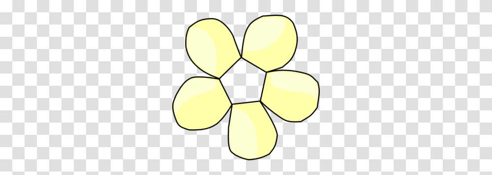 Pale Yellow Flower No Center Clip Art, Soccer Ball, Football, Team Sport, Sports Transparent Png