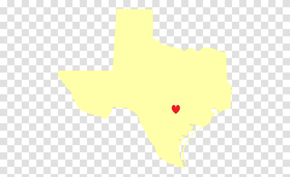Pale Yellow Texas Heart Svg Clip Arts Texas Pop Art Map, Plot, Diagram, Leaf, Plant Transparent Png