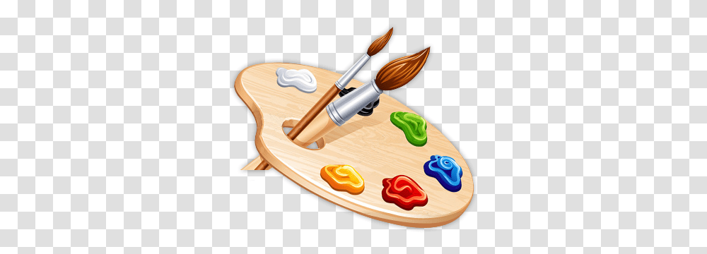 Palette, Brush, Tool, Furniture, Paint Container Transparent Png