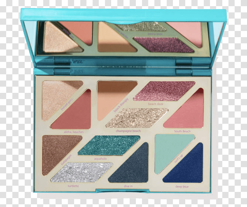 Palette Tarte High Tides And Good Vibes, Cosmetics, Paint Container, Face Makeup Transparent Png