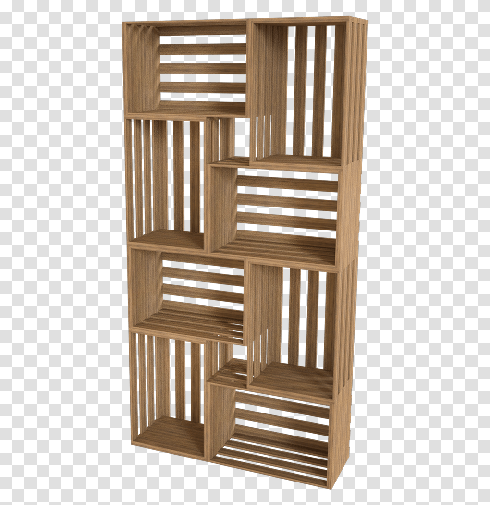 Palette Wood Wall Shelf 63d ViewClass Mw 100 Mh, Box, Crate, Staircase, Plywood Transparent Png