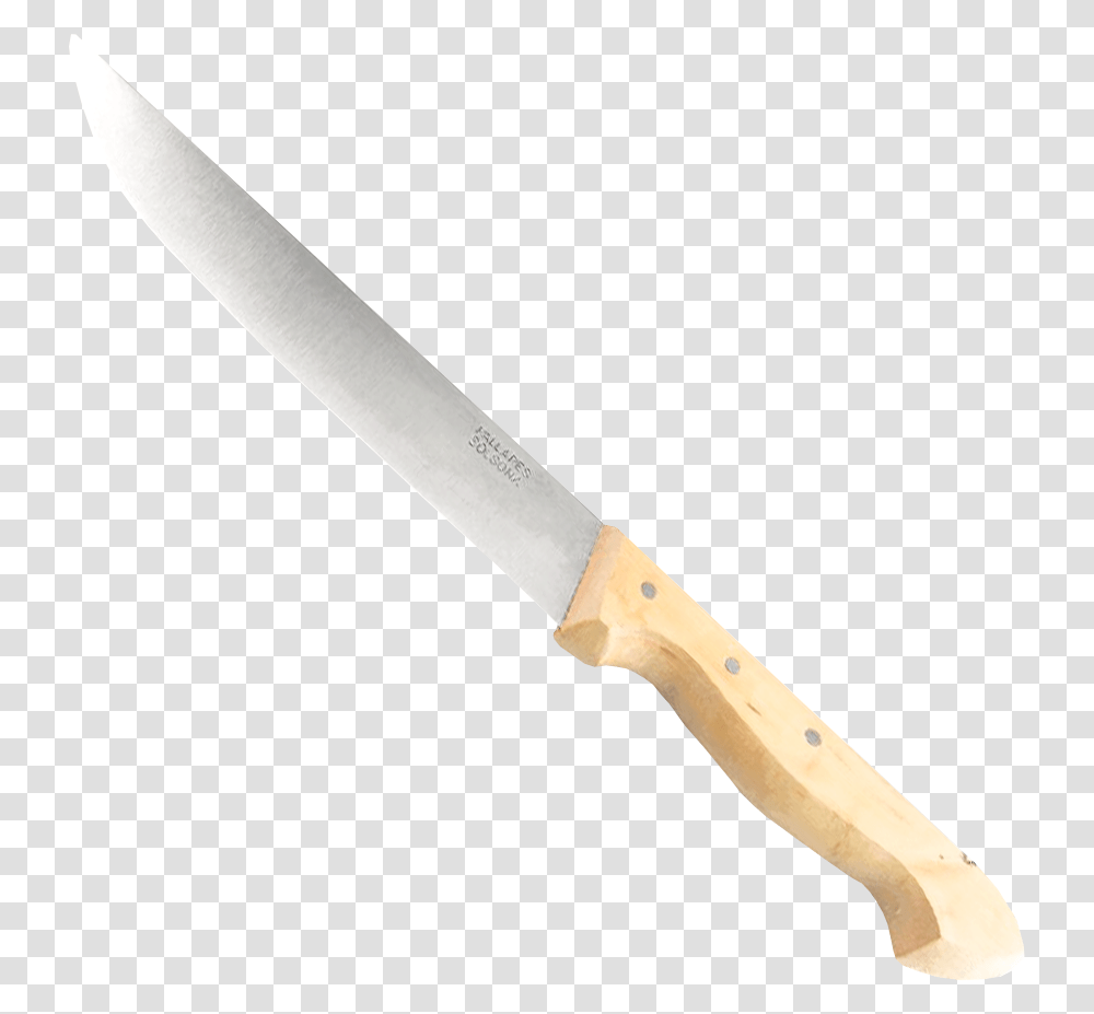 Pallares Boxwood Butcher Knife 18cm Utility Knife, Blade, Weapon, Weaponry, Dagger Transparent Png