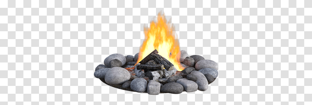 Pallas Free Camp Fire, Bonfire, Flame, Rock, Pebble Transparent Png