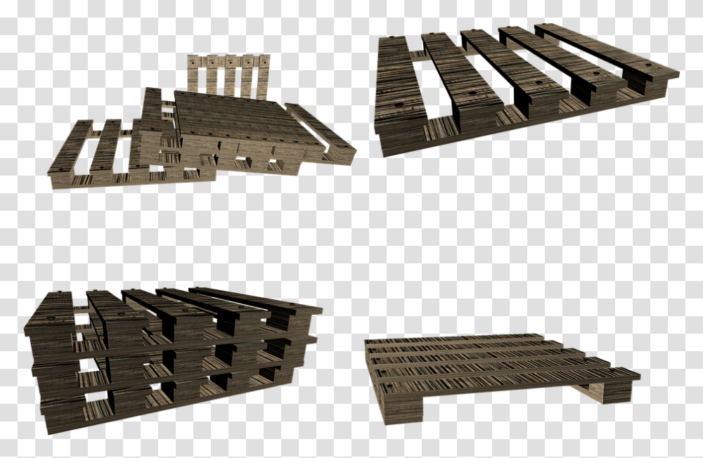 Pallets Isolated Wood Weathered Wood Glockenspiel, Brick, Minecraft, Table, Furniture Transparent Png