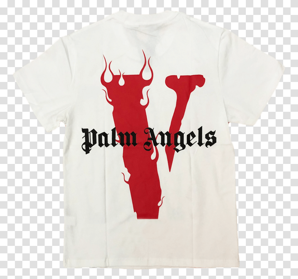 Palm Angels White T Shirt, Apparel, T-Shirt Transparent Png