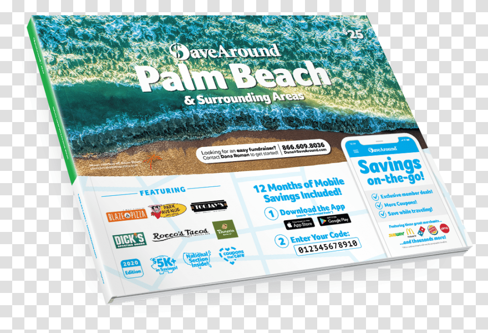 Palm Beach Fl 2020 Savearound Coupon Book Billings Coupon Book, Flyer, Poster, Paper, Advertisement Transparent Png