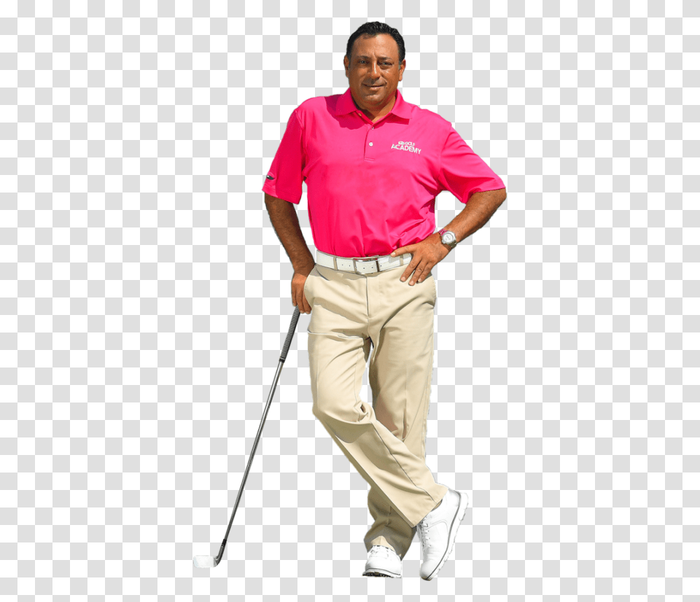 Palm City Golf Coach Mike Malizia Man Playing Golf, Person, Clock Tower, Shirt Transparent Png