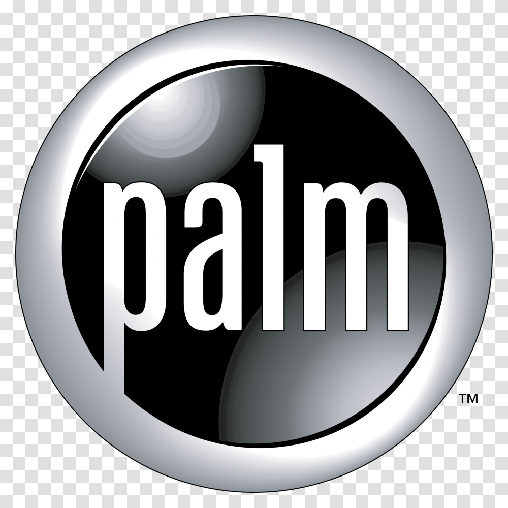 Palm Inc Logo Palm Inc Logo, Tape, Trademark, Label Transparent Png