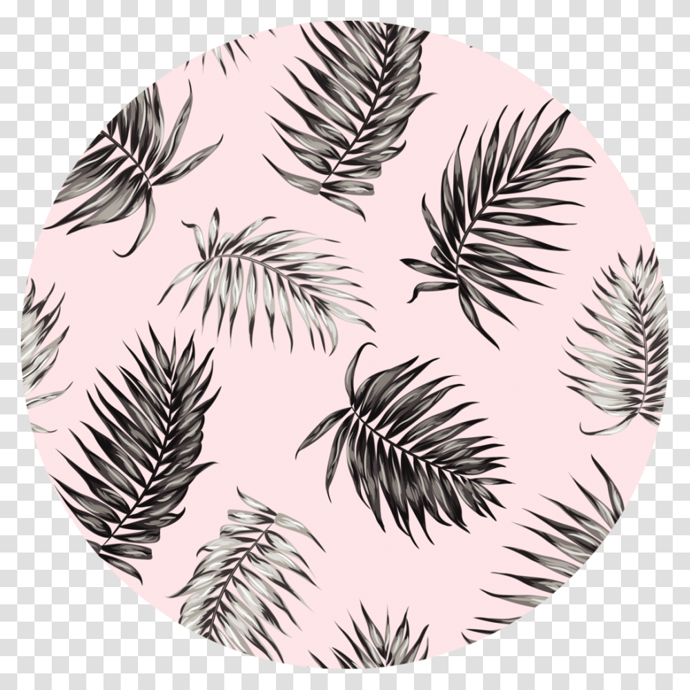 Palm Leaves Black And Pink Palm Leaves Palm Seamless Pattern, Plant, Doodle, Drawing Transparent Png