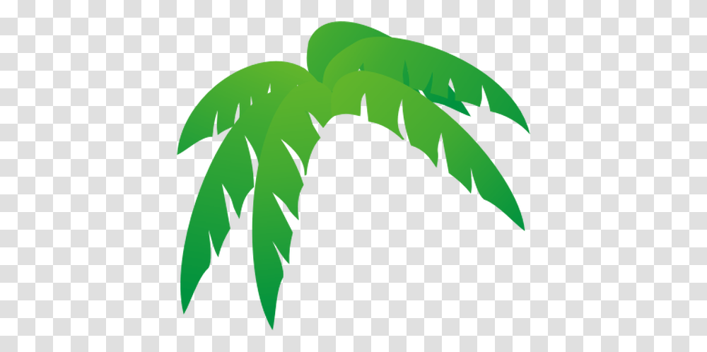 Palm S Tree Leaves Vector Illustration Palm Tree Leaves Cartoon, Leaf, Plant, Green, Cat Transparent Png
