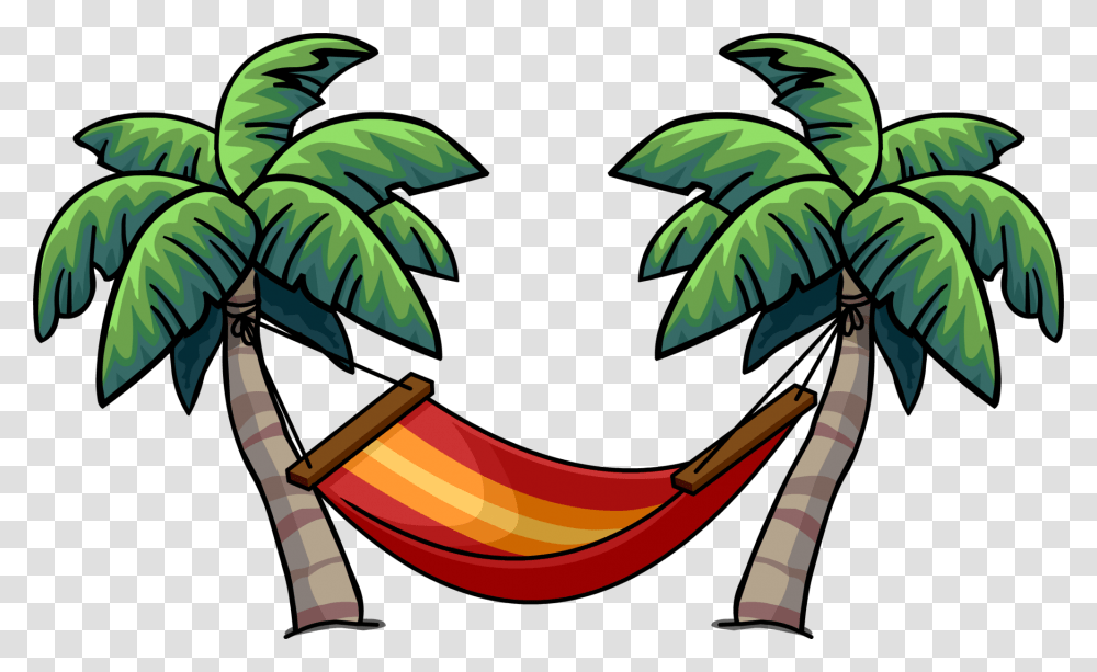 Palm Tree And Hammock Clipart Palm Tree Hammock Clipart Transparent Png