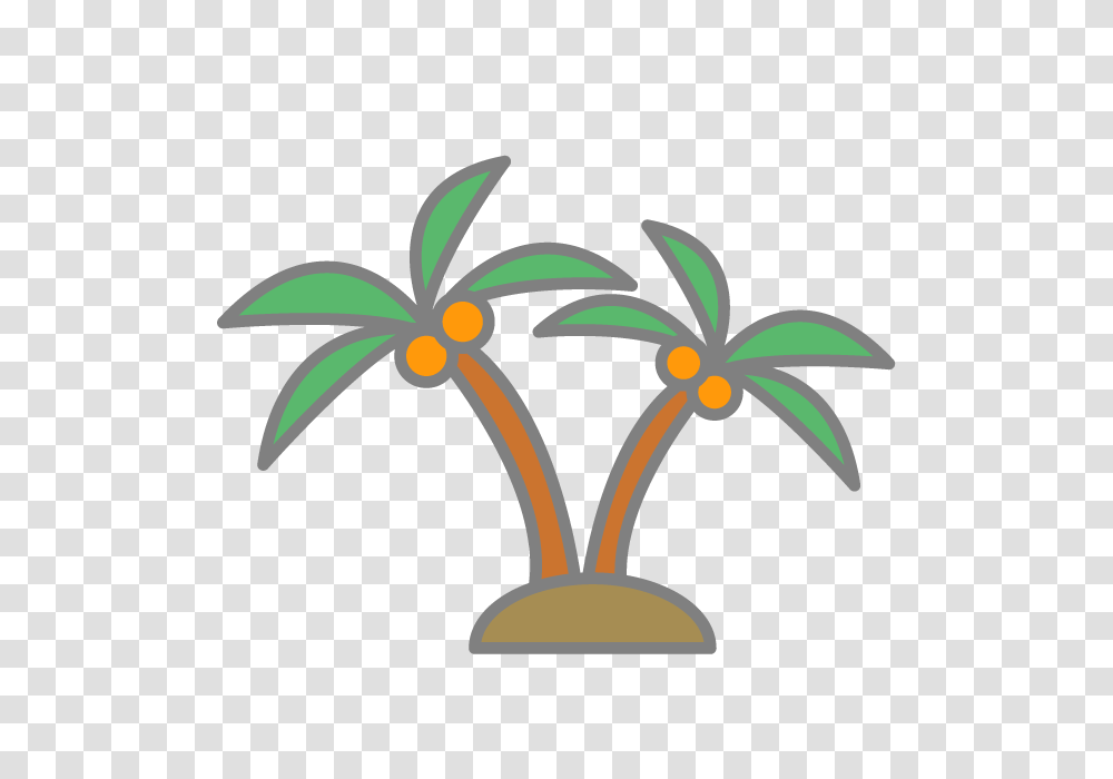 Palm Tree Attractions Free Icon Free Clip Art Illustration, Bird, Animal, Plant, Flower Transparent Png