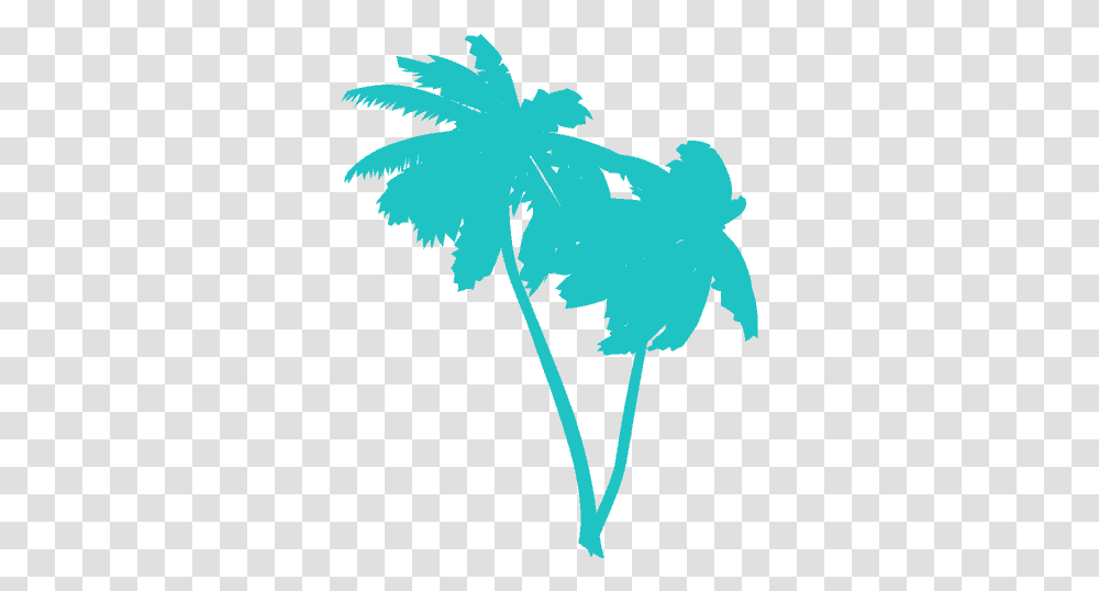 Palm Tree Blue Palm Trees Clip Art, Leaf, Plant, Bird, Animal Transparent Png