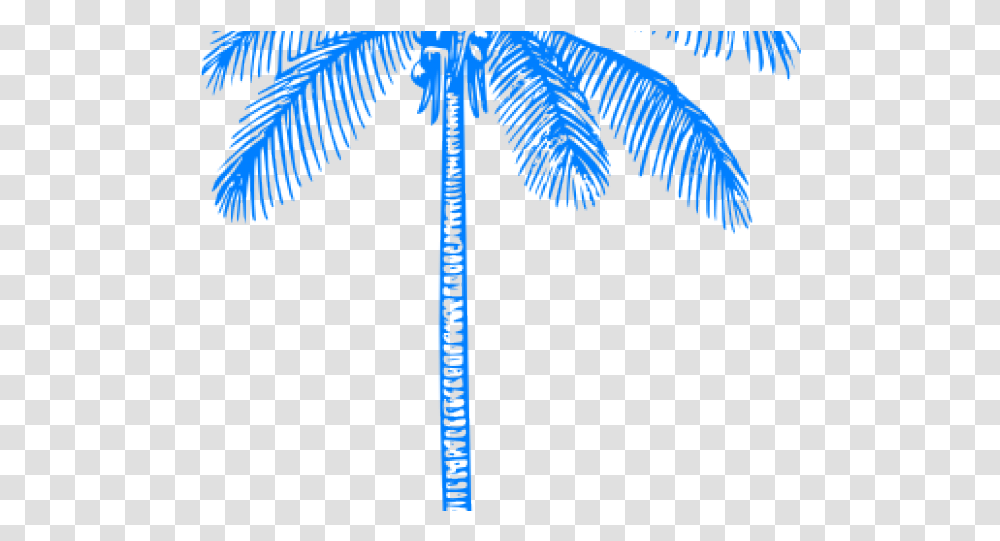 Palm Tree Clip Art Palm Tree Clipart Curved Teal Coconut Tree Clip Art, Plot, Diagram, Pattern, Ornament Transparent Png
