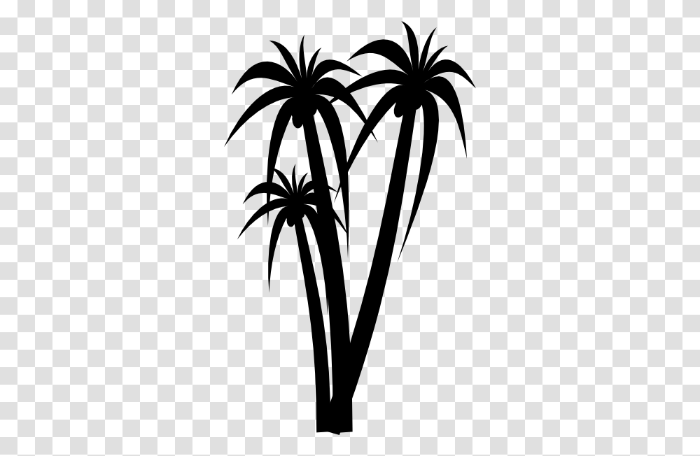 Palm Tree Clip Art, Plant, Stencil, Arecaceae, Flower Transparent Png
