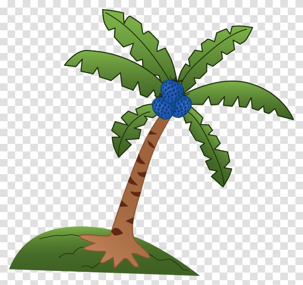 Palm Tree Clipart Cartoon, Plant, Leaf, Arecaceae, Green Transparent Png