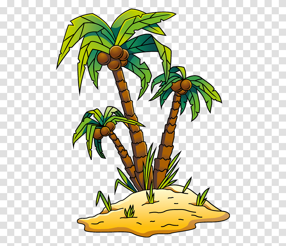 Palm Tree Clipart, Dragon, Painting, Pattern Transparent Png