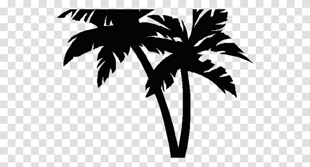 Palm Tree Clipart Palm Trees Vector, Nature, Outdoors, Plant, Night Transparent Png