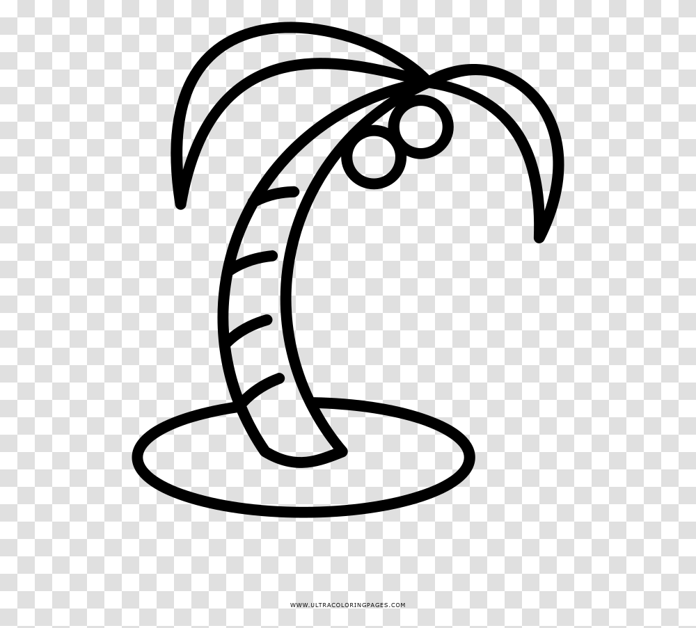Palm Tree Coloring, Gray, World Of Warcraft Transparent Png