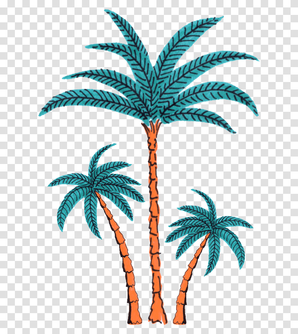Palm Tree Dancing Sticker By Splash House Palm Tree Gif, Plant, Arecaceae, Bird, Animal Transparent Png
