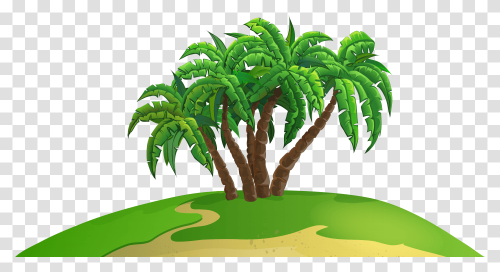 Palm Tree Emoji Island Clip Art Transparent Png