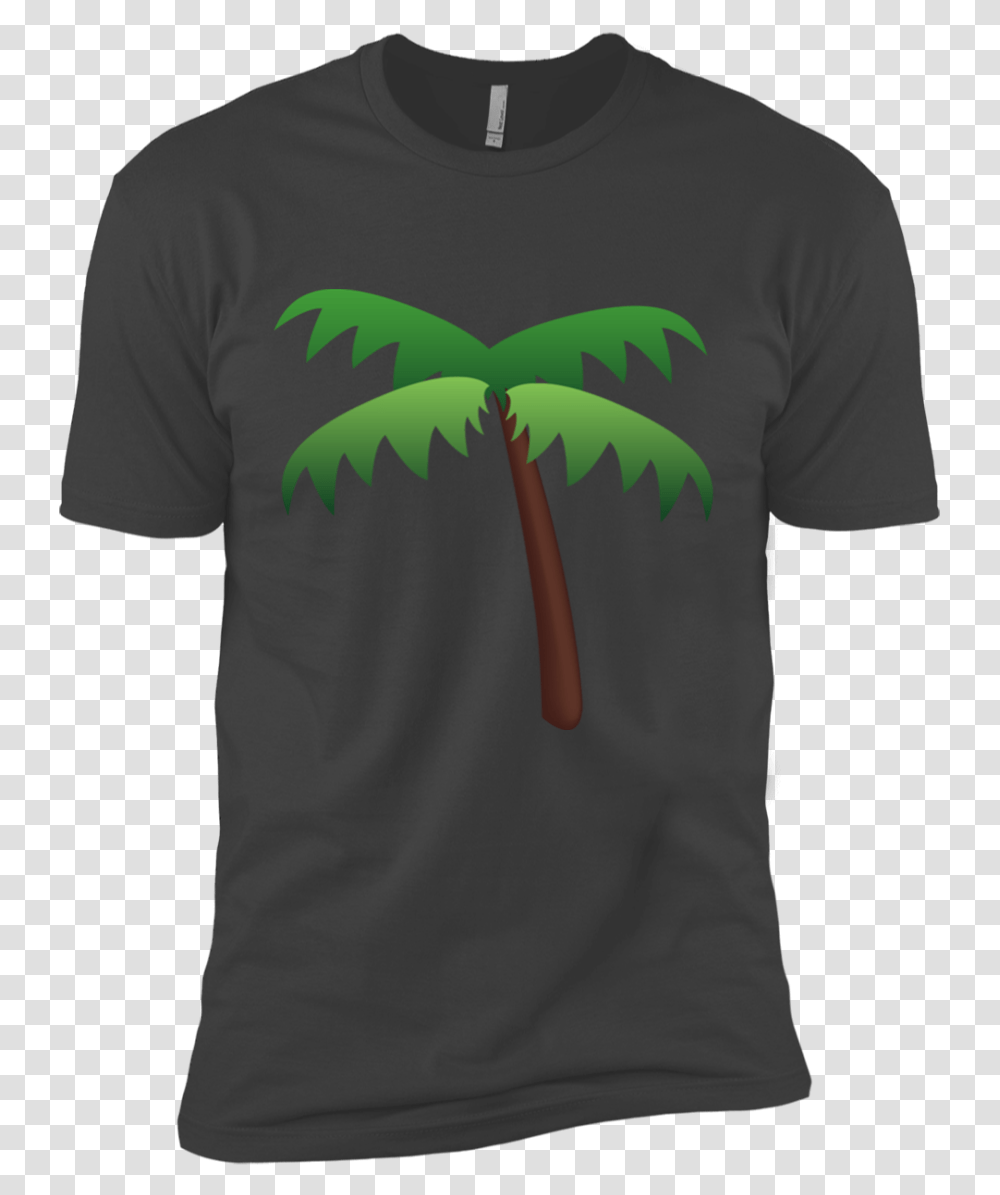 Palm Tree Emoji Nl3600 Next Level Premium Short Sleeve Tree, Apparel, T-Shirt Transparent Png