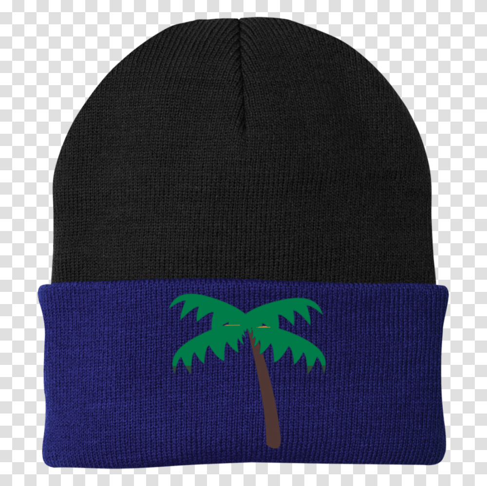 Palm Tree Emoji Port Authority Knit Cap Palm Tree Emoji, Apparel, Baseball Cap, Hat Transparent Png