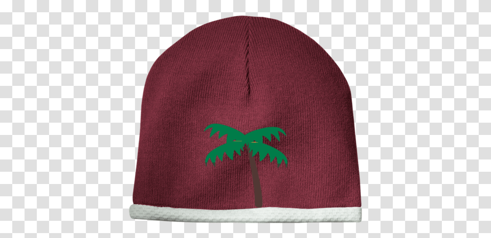 Palm Tree Emoji Stc15 Sport Tek Performance Knit Cap Beanie, Clothing, Apparel, Rug, Hat Transparent Png