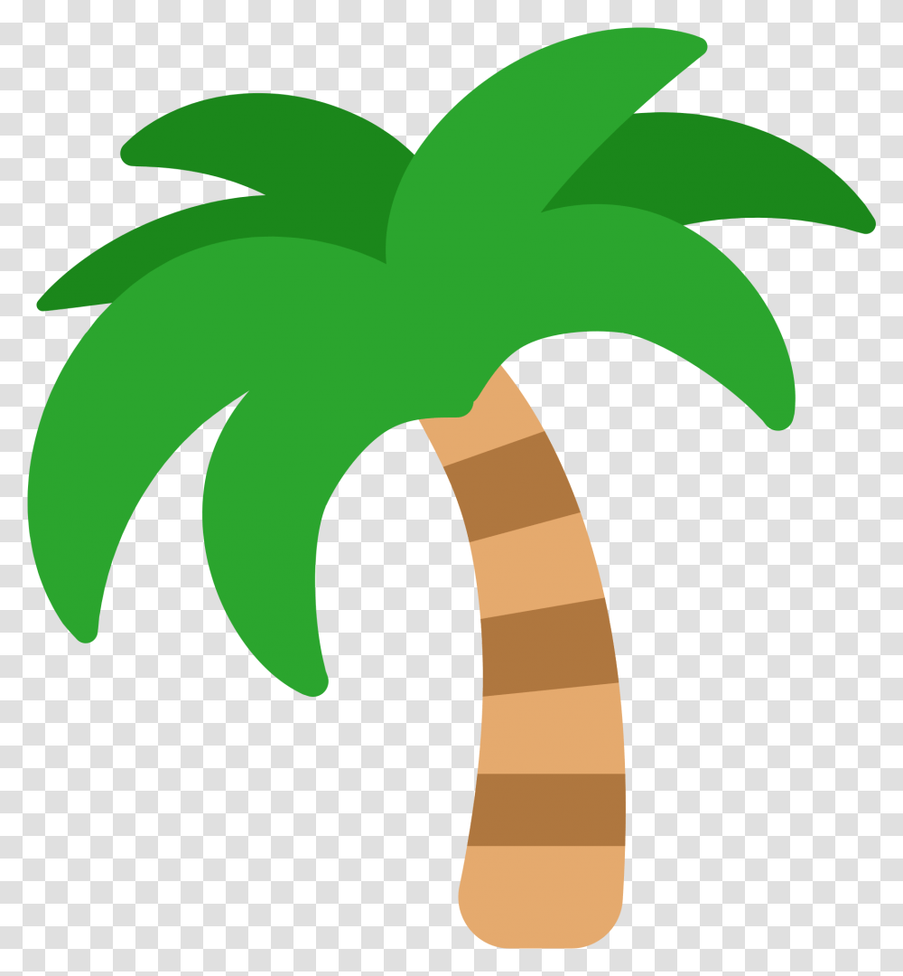 Palm Tree Emoji & Free Emojipng Cartoon Palm Tree, Plant, Arecaceae, Axe, Tool Transparent Png